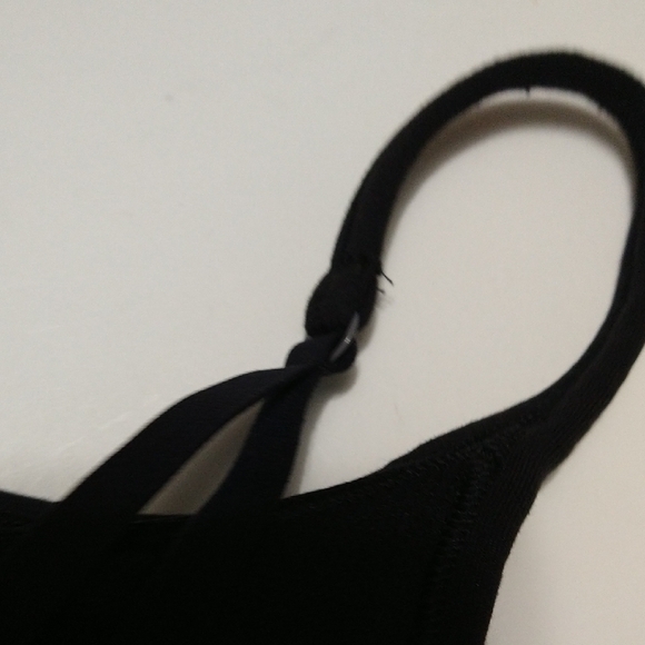 Athleta Black Women's Intimate Sports Bra W/Removable Pads Size S #1242 - Picture 10 of 11